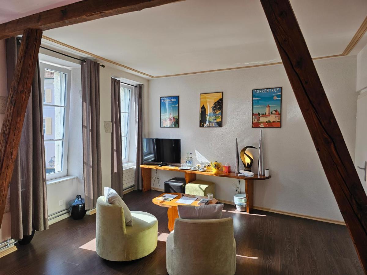 Hotel La Croix Federale à Porrentruy Extérieur photo