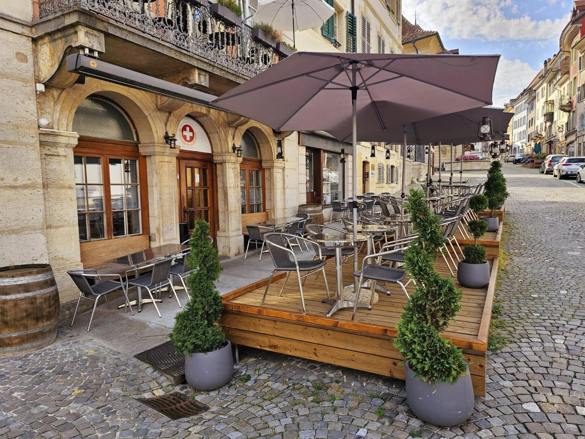 Hotel La Croix Federale à Porrentruy Extérieur photo